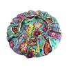 Bifaunvogel Padded Round Bar Stool Covers Cushion with Elastic Band Round Chair Seat Cushions for Wooden Metal Stools 14" Green(Flower) view 1