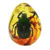 4 * 5cm Natural Rough Butterfly Amber Stone Insect Spcimen Pendant Necklace Stone Table Decoration DIY Craft Pendant,beetleB view 1