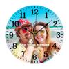 MVPYES Personalized Clocks with Picture,Custom Clocks for Walls,That Customized Round Silent Clock for Living Room.(Size10 12 13.5 16 in) view 1