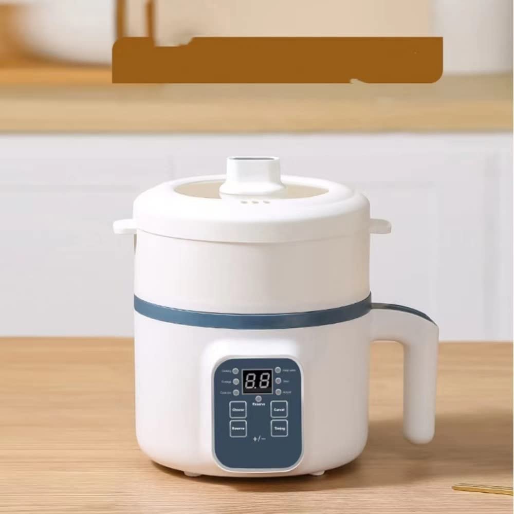 1.7L Electric Rice Cooker Single Double Layer 220V Multi Cooker Non-Stick Smart Mechanical MultiCooker Steamed Rice Pot For Home (Color : Double Layer Smart)