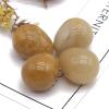 Egg Shaped Stone Natural Stone Hand Polished Craft Gifts Room Ornament Crystals Rose Quartz Agate Home Decor,Yellow Jade,17X22mm view 1