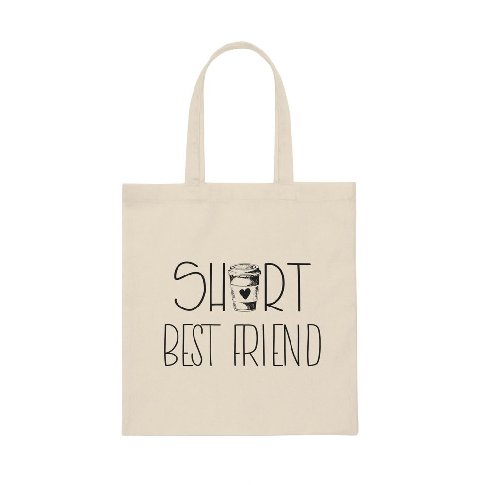 Short Bestfriend | Tall Bestfriend | Meilleur Ami Canvas Tote Bag Natural/One size