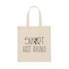 Short Bestfriend | Tall Bestfriend | Meilleur Ami Canvas Tote Bag Natural/One size view 1