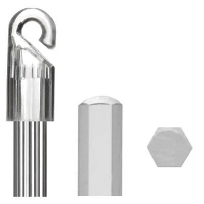 New Blind Wand/Rod - Color Clear- High Strength (12" Hook 4 Pack)
