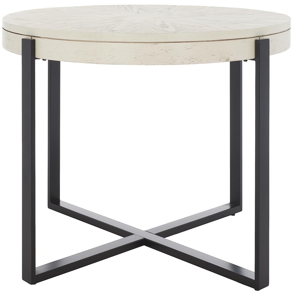 Safavieh Home Collection COF6207 Table, White/Black