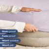 Extra Deep Queen Fitted Sheet - Hotel Luxury Single Fitted Sheet Only - Easily Fits 18 inch to 24 inch Mattress - Ultra Soft, Wrinkle Free w/Extra Deep Pockets - Breathable & Comfy - Light Lavender view 4