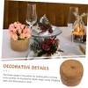Yardwe Mini Basket Lid Seagrass Storage Basket for Packaging Box Sundries Container for Decor view 2