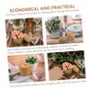 Yardwe Mini Basket Lid Seagrass Storage Basket for Packaging Box Sundries Container for Decor view 4