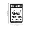 CakJuice Stuff for Boys Room Pig Farmer Parking Only Tapestry Bedroom Decor Large Tapestry (Size : 75X100CM) view 4