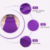 Purple Carpet Polyester Wedding Rug Wear-Resistant 2mm Aisle Runner Carpet Non-Slip Bridal Walkway Rugs Roll for Wedding Party Outdoor Beach Decorations (Size : 1.5x15m) view 3