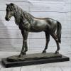 European Finery Design Trotting Thoroughbred Horse Cast Bronze Garden Statue Decorartive Artwork Deal by Bronze Finery view 1