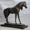European Finery Design Trotting Thoroughbred Horse Cast Bronze Garden Statue Decorartive Artwork Deal by Bronze Finery view 4