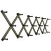 SKOLOO Hat Rack for Wall with 17 Hooks, Solid Wooden, Modern, Expandable Coat Rack Wall Mount for Coats, Hats, Bags, Baseball Caps, Dark Walnut Color view 1