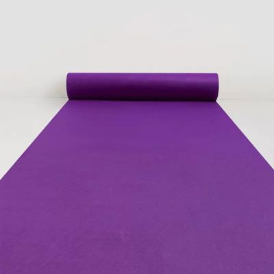 Purple Aisle Runner Carpet, Wedding Runway Rug Non-Slip Bridal Walkway Rugs Event Carpet for Indoor and Outdoor Wedding Party Decorations, Polyester (Size : 1.5x15m)