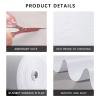 White Wedding Runway Carpet 2mm Thick Polyester Aisle Runner Mat, Non-Slip Wear-Resistant Stairway Rug for Wedding Decoration Church Party Prom Beach Outdoor (Size : 1x20m) view 4