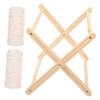 Ciieeo 1set Macrame Storage Rack Cotton Rope Versatile Woven Organizer for Crafting Magazine and Newspaper Display Stylish Design for Home and Item Storage view 1