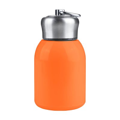 10oz/300ML Small Thermal Mug Leak Proof Vacuum Flasks 304 Stainless Steel Cold and Hot Thermal Flask for Kids Women Office Lunch Coffee Milk Tea (Orange)