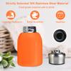 10oz/300ML Small Thermal Mug Leak Proof Vacuum Flasks 304 Stainless Steel Cold and Hot Thermal Flask for Kids Women Office Lunch Coffee Milk Tea (Orange) view 3