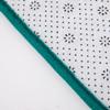 Reyox U-Shaped Bath Mat, Non Slip Soft Absorbent Bathroom Rugs, Quick Dry Bath Rugs, Polyester Contour Toilet Mat Blue Green 16" x 20" view 2