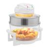 17L/17.96QT Turbo Air Fryer Oven, 360 Vertical Heating High Boron Heat-Resistant Glass Air Fryer Combo with Automatic Power-off Handle, Electric Convection Oven for Defrost, Bake, Steam, Fry view 1