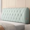 ZZYK Rectangle Headboard Pillow Upholstered Bed Backrest Waterproof Reading Pillow Wedge Cushion Support Backboard Removable Cover for Tatami Dorm Daybed Bed,Blue1,with Headboard 78.7" view 1