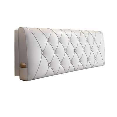 ZZYK Rectangle Headboard Pillow Upholstered Bed Backrest Waterproof Reading Pillow Wedge Cushion Support Backboard Removable Cover for Tatami Dorm Daybed Bed,Gray,with Headboard 78.7"