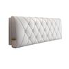ZZYK Rectangle Headboard Pillow Upholstered Bed Backrest Waterproof Reading Pillow Wedge Cushion Support Backboard Removable Cover for Tatami Dorm Daybed Bed,Gray,with Headboard 78.7" view 1