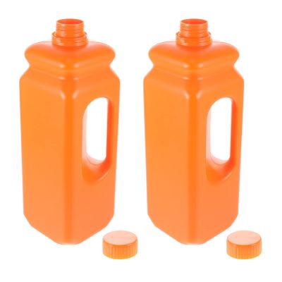 POPETPOP Ergonomic Handle 2.5 Gallon Plastic Bucket Reusable Water Jug with Caps