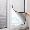 100% Blackout Window Film,Thermal Insulation Reflective Film,Double Aluminum Foil Insulation Film,Privacy Film for Glass,Windproof Soundproof Heat Control Window Tinting Film (20''x79'') view 1