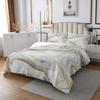 Erosebridal Marble Watercolor Bedspread Queen Size Abstract Quilt Set for Women Men, Stone Pattern Coverlet Set Gold Metallic Bedding Set, Grey Mountain Fluid Bed Cover Soft Cozy view 4