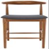 Safavieh Home Collection Lionel Retro Walnut/Dark Grey Cushion 26-inch Counter Stool view 1