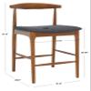 Safavieh Home Collection Lionel Retro Walnut/Dark Grey Cushion 26-inch Counter Stool view 3