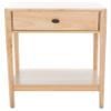 SAFAVIEH Home Collection  Boden Natural 1-Drawer Nightstand, Fully Assembled Bedside Table with Storage for Bedroom (NST9202B) view 1