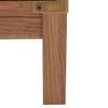 SAFAVIEH Galio TV Stand for up to 65" Flatscreen  Oak & Gold, 2 Doors with Interior Storage, 2 Open Shelves, Entertainment Media Console (MED9612D) view 4