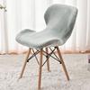 Bifaunvogel 4 Pack Counter Height Bar Chairs Cover Velvet Swivel Bar Stools Slipcovers Stretchable Swivel Barstools Chair Covers with Back for Bar Home Kitchen Cafe Light Grey view 4
