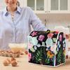 Hechitok Peach Blossom Kitchen Aid Quilted Stand Mixer Cover Single Pack Fits All Tilt Head & Bowl Lift Models Soft Colorfast Polyester Fabric (6-8 Quart17.1"Hx10.8"Wx14.7"L) Butterfly view 4