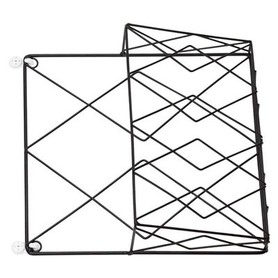 Homoyoyo Bookshelf for Office Decorative Storage Baskets Wall Shelf Brackets Wire Magazine Holder Hanging File Rack Single Pocket Wall Mount File Holder Book Supporter Books Organizer Ledge
