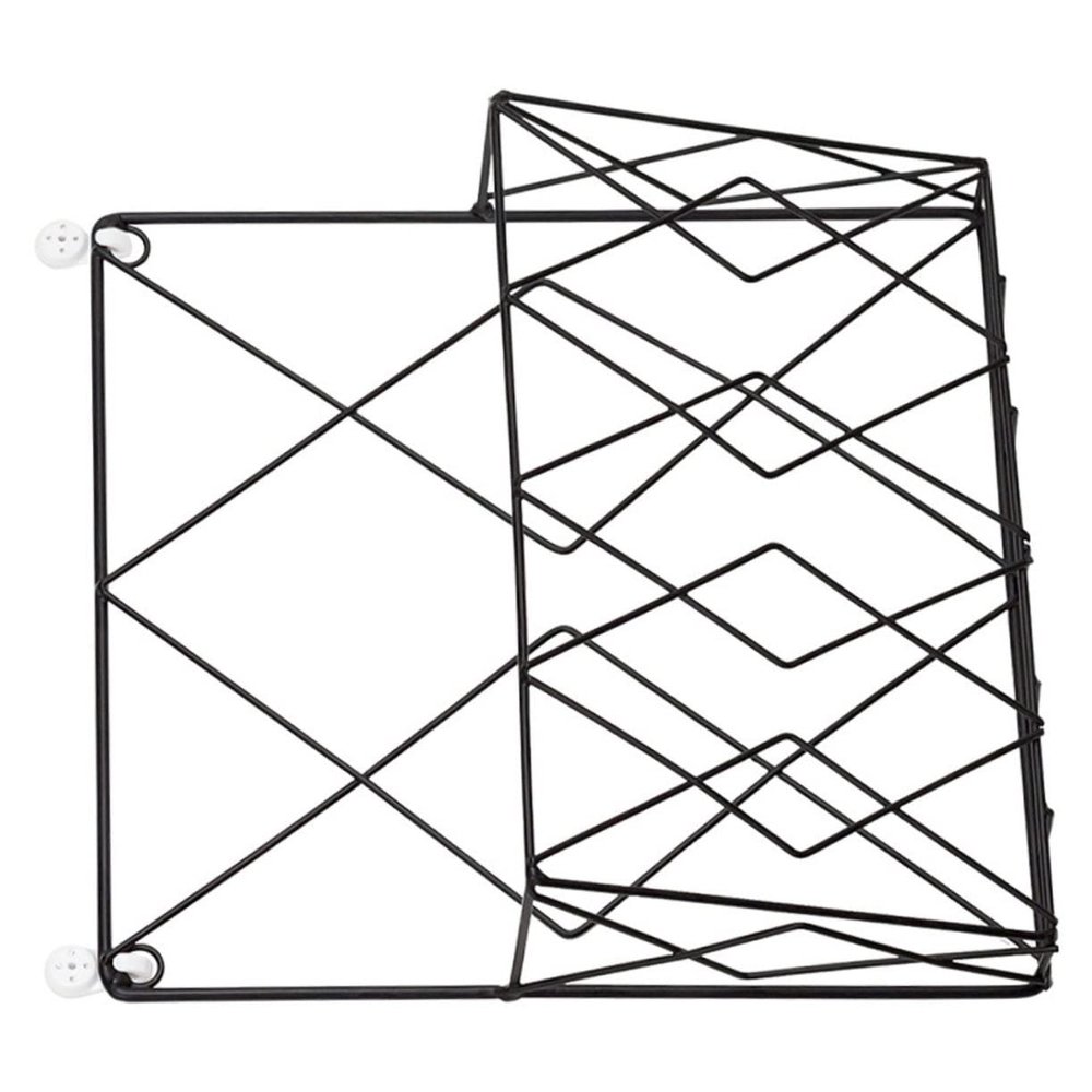 Homoyoyo Bookshelf for Office Decorative Storage Baskets Wall Shelf Brackets Wire Magazine Holder Hanging File Rack Single Pocket Wall Mount File Holder Book Supporter Books Organizer Ledge