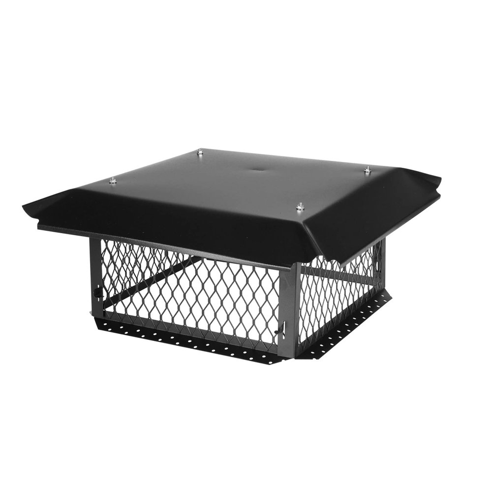 HY-GUARD Multi-Flue Chimney Cap, 17" x 17" x 10"H, Galvanized Steel