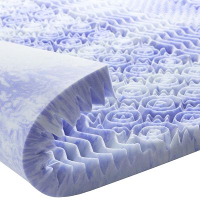 Dreamsmith 2 Inch Mattress Topper 7-Zone Memory Foam Mattress Topper Pressure Relief Soft Mattress Pad, CertiPUR-US Certified, King Size Bed