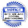 CakJuice Mechanic Stickers Notice Site We are Social Distancing Stickers 10 Pcs Funny Kitchen Signs Toolbox Stickers (Size : 6X9CM) view 1