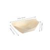 UPKOCH 200pcs Disposable Wooden Sushi Serving Trays Unique Boat-shaped Plates for Appetizers Desserts Snacks for Parties Picnics Bbq and Daily Dining view 2