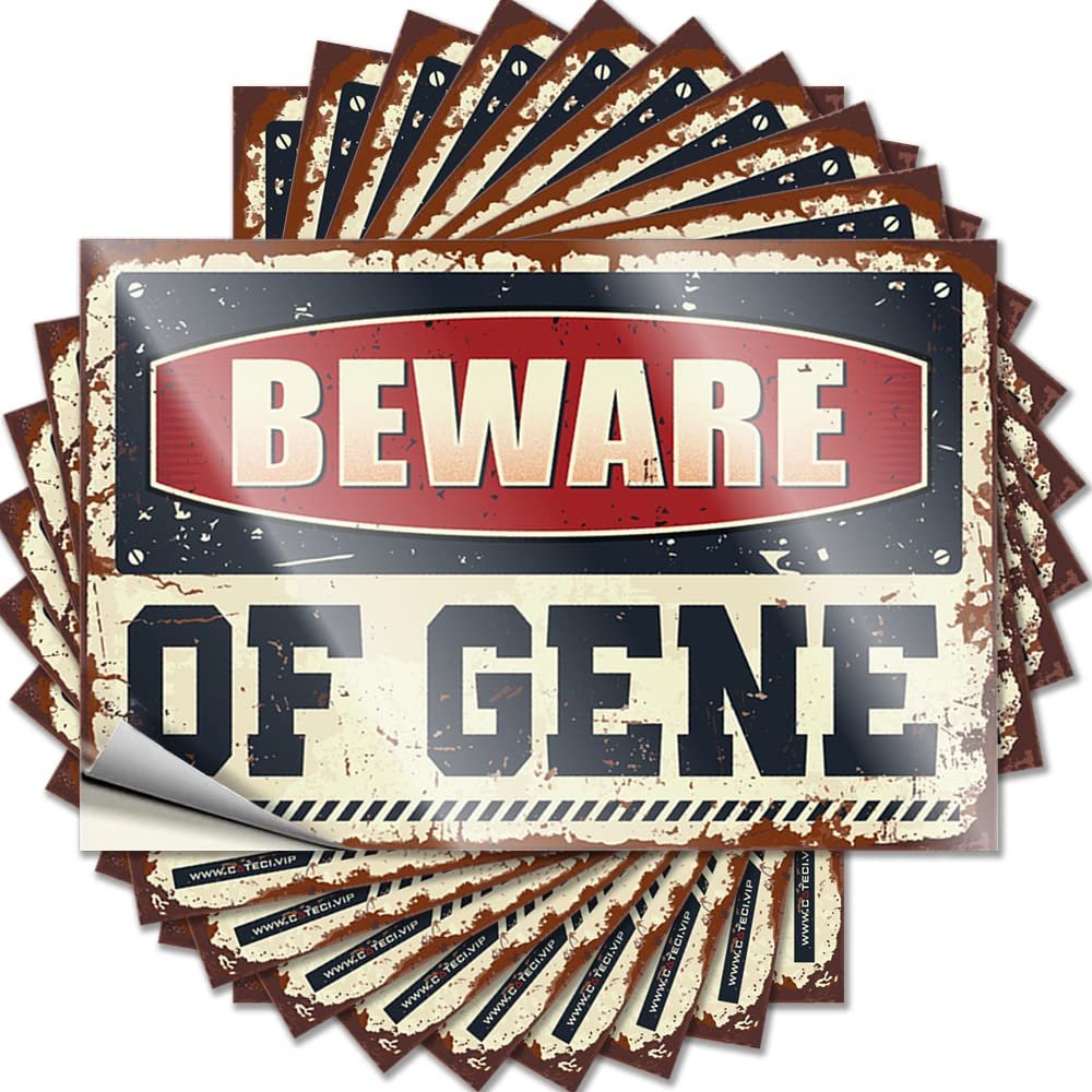 Car Stickers for Men Beware of Gene Funny Sticker 10 Pcs Funny Stickers for Cars Decal Stickers for Cars (Size : 12X18CM)