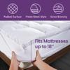 SafeRest CloudGuard - Queen Size Hybrid Mattress Protector & Pad (Extra Padded) - Waterproof Quilted Pillow Top Mattress Cover - Thick, Plush & Fitted Mattress Topper for Bed view 3