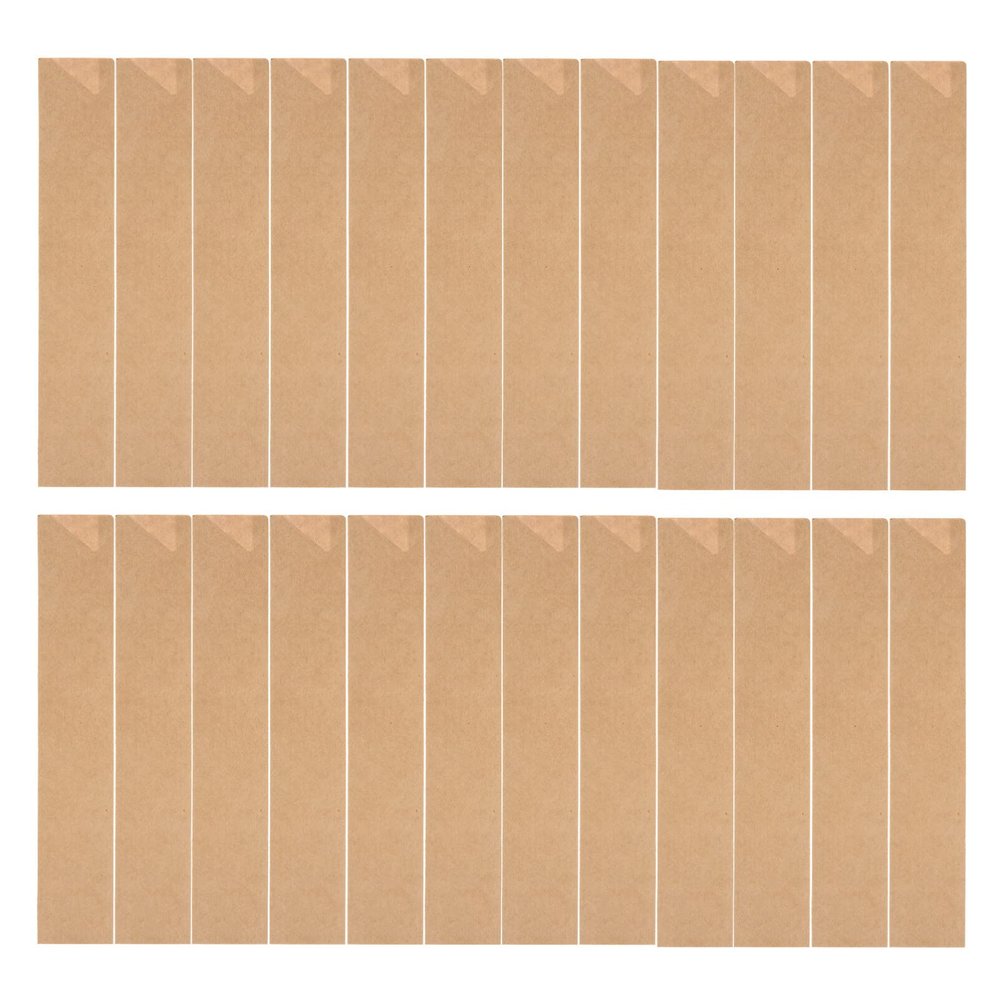 Beaupretty Kraft Paper Chopsticks Bag Disposable Chopsticks Packing Sleeves 200pcs for Takeout Supplies