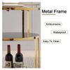 JATIBOSH 3 Tiers Kitchen Car Shelf Utility/Service Cart Stainless Steel Kitchen Storage Trolley KitchenCatering Trolleys Tea Trolley On Wheels view 4