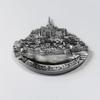 Mont Saint-Michel France 3D Fridge Magnet Souvenir Gift,Metal Alloy Handmade Mont Saint-Michel Refrigerator Magnet Home & Kitchen Decoration Collection view 2