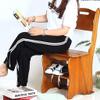 Household 4 Pedal Stool/Ladder/Chair Portable Shoe Bench Indoor Folding Widened Stepladder Storage Shelf/Plant Stand view 3