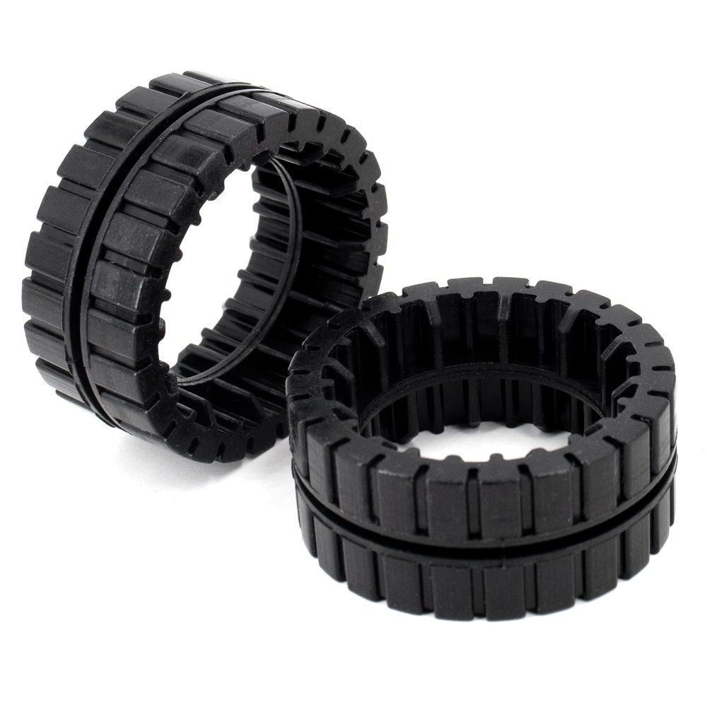 2 Pcs Replacement Non-Slip Wheel Tires for iRobot Braava Jet M6 (6110) (6012) (6112) (6113) Ultimate Wi-Fi Connected Robot Mop