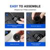 2 Pcs Replacement Non-Slip Wheel Tires for iRobot Braava Jet M6 (6110) (6012) (6112) (6113) Ultimate Wi-Fi Connected Robot Mop view 3